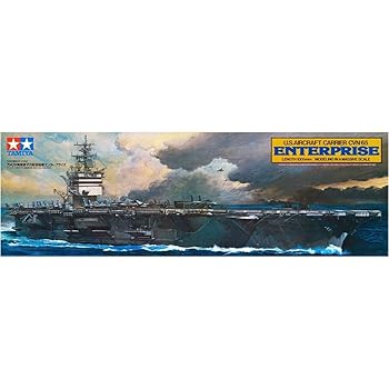 【中古】タミヤ 1/350 艦船シリーズ No.7 アメリカ海軍 原子力航空母艦 CVN-65 エンタープライズ プラモデル 78007