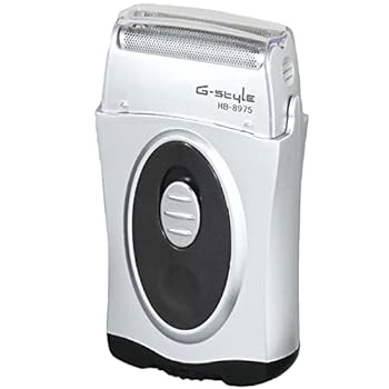 【中古】OHM ウォッシャブルポケットレザー シェーバー シルバー HB-8975