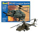 【中古】ドイツレベル 1/144 AH-64D ロングボウ アパッチ 04046 プラモデル
