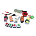 【中古】Melissa&Doug メリッサ&ダグ 知育 おもちゃ すしセット【MD2608】 3才~