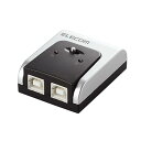 【中古】エレコム USB切替器 手動 2.0対応 2台 U2SW-T2