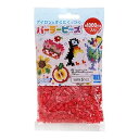 【中古】パーラービーズ 単色 ラメあか
