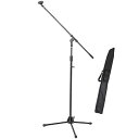 【中古】KC ブームマイクスタンド ストレートタイプ兼用 MBCS/BK ブラック (ソフトケース、マイクホルダー付)