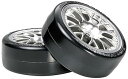 【中古】タミヤ(TAMIYA) HOP-UP OPTIONS OP.1021 メッキメッシュホイール スーパードリフトタイヤ