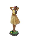 【中古】ハワイ ハワイ雑貨 DASHBOARD HULA DOLL Sweet Leilani ダッシュボード フラドール フラガール ポージング ナチュラル スカート