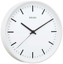 【中古】セイコークロック(Seiko Clock) 掛時計 白 直径265×44mm 電波 アナログ KX309W