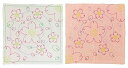 【中古】オリムパス製絲 花ふきんキット 刺し子 図案プリント済 水辺の桜 154