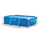 【中古】INTEX(インテックス) レクタングラフレームプール 300×200×75cm 28272