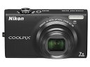 【中古】NikonデジタルカメラCOOLPIX S6100 ノーブルブラック S6100BK(2)