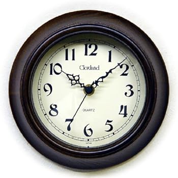 【中古】さんてる(Suntel) 掛け時計 アンティークブラウン Φ17.5×4.5cm 【中古】さんてる(Suntel) 掛け時計 アンティークブラウン Φ17.5×4.5cm
