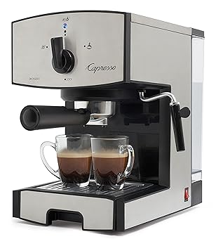 【中古】CAPRESSO EC50ステンレススチールポンプエスプレッソやカプチーノマシーン