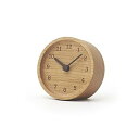 【中古】レムノス 置き時計 天然色木地 MUKU desk clock アルダー LC12-05 AD Lemnos