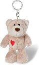 【中古】NICI (ニキ) ラブベア キーリング 10cm/BN