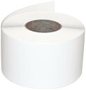 【中古】Compulabel 熱転写配送ラベル 4インチ x 500フィート ホワイト 永久粘着剤 ロールあたり1ロール 4ロール