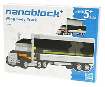 【中古】ナノブロックプラス ウィングボディトラック PBS-008