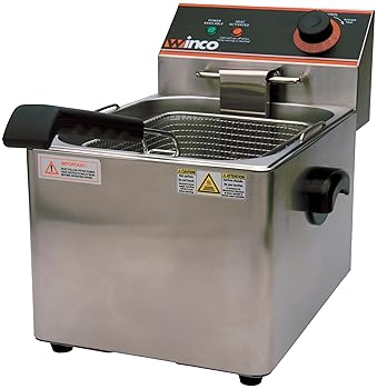 【中古】Electric Fryer, Single Well,16Lb Capacity by Winco