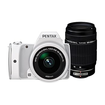 šRICOH ǥ PENTAX K-S1 300֥륺७å [DAL18-55mmDAL55-300mm] ۥ磻 PENTAX...
