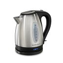 【中古】Hamilton Beach 電気ティーケトル 湯沸かし器&ヒーター 1.7リットル コードレス配膳 1500ワット 急速沸騰 自動遮断 沸騰乾燥保護 ...