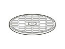 【中古】SHARP 電子レンジ用回転網 3502930197