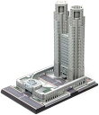 【中古】ウェーブ 1/2000 東京都庁舎 スナップフィットタイプ 接着剤不要 プラモデル OG021
