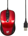 【中古】オーム(OHM) 光学式マウス M赤
