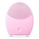 【中古】FOREO LUNA 2 for ノーマルスキン 電動洗顔ブラシ シリコーン製 音波振動 パールピンク