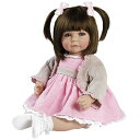 【中古】Adora Toddler Sweet Cheeks 20" Girl Weighted Doll Gift Set for Children 6+ Huggable Vinyl Cuddly Snuggle Soft Body Toy