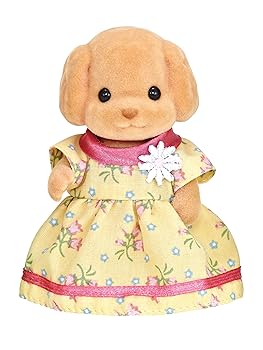 【中古】シルバニアファミリー 人形 【トイプードルのお母さん】 イ-110