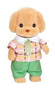【中古】シルバニアファミリー 人形 【トイプードルのお父さん】 イ-109