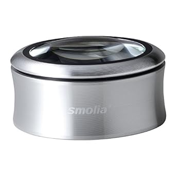 【中古】3R スリー・アールシステム 拡大鏡 充電式デスクルーペ [LED拡大鏡smoliaXC] レンズ倍率約3倍 ..