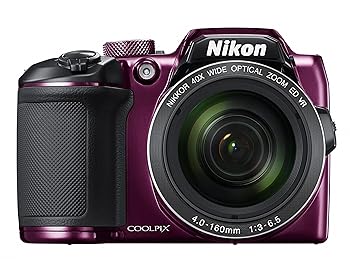 【中古】Nikon デジタルカメラ COOLPIX B500 光学40倍ズーム 1602万画素 単三電池 プラム B500PU