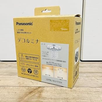 【中古】パナソニック LED電球 デコルミナ専用 装飾パネル付きセット 口金直径26mm...