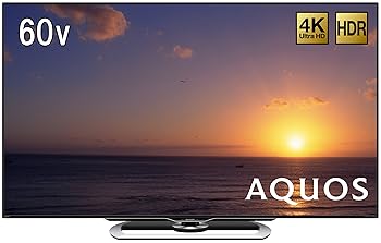 【中古】シャープ 60V型 液晶 テレビ AQUOS LC-60US40 4K HDR対応 低反射「N-Blackパネル」搭載 2016年モデル