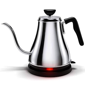 【中古】Electric Gooseneck Kettle for Pour Over Coffee and Tea - 1L Electric Drip Kettle Teapot