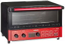 【中古】日立 コンベクション オーブントースター 1,300W 4枚焼き 遠赤ヒーター ノンフライ調理 HMO-F100 R レッド