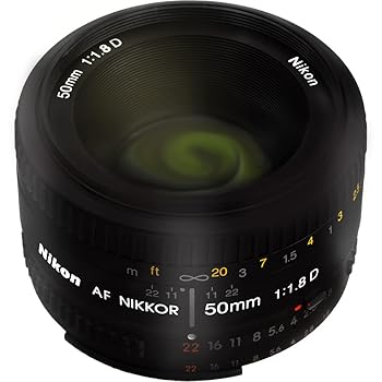 Mamiya - 【中古】Nikon AF FX Nikkor 50 mm f /オートフォーカス1.8dレンズfor Nikon DSLRカメラ(認定Refurbished )