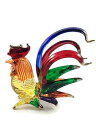 【中古】ガラスの動物 チキン 手作り手吹きガラスの ガラス細工 ガラスの置物 ガラス ミニチュア 動物の置物 家の装飾 玩具動物園キッ - Miniature ...
