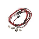 【中古】【ノーブランド 品】RC 1:10 On-Road Car用 5mm 3mm 夜 LED ヘッドライト 4本入り 2白2赤