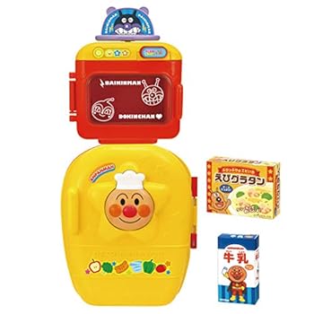 【中古】アンパンマン かさねてスッキリ! れいぞうことクルリンレンジセット