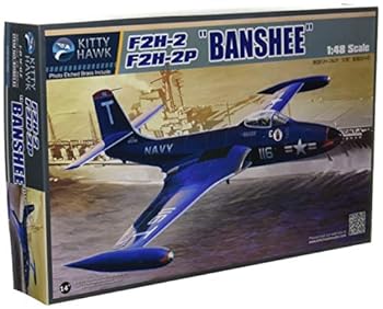 【中古】キティホークモデル 1/48 アメリカ海軍戦闘機 F2H-2/F2H2-P バンシー プラモデル KITKH80131