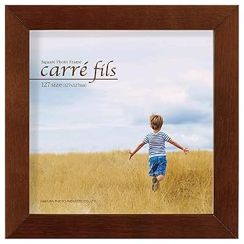 【中古】ハクバ HAKUBA フォトフレーム スクウェア木製額 カレフィス127 ましかくサイズ(127×127mm) ブ..