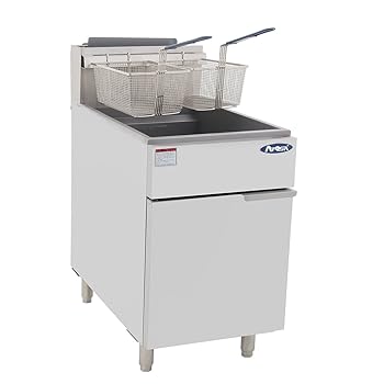 šatosa atfs-75 Heavy Duty 75 lb Deep Fryer, Split Pot by ATOSA USA