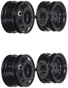 【中古】タミヤ(TAMIYA) ホップアップオプションズ No.1741 OP.1741 オンロードレーシングトラックホイール (ブラック・FR各2本) 547...