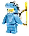 【中古】レゴ(LEGO) キーチェーン キーホルダー サメ男 着ぐるみ ブルー 6歳? 853666