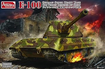 乐天商城 - 【中古】アミュージングホビー 1/35 ドイツ軍 E-100超重戦車 クルップ砲塔型 プラモデル AMH35A015
