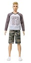 【中古】Barbie Ken Fashionistas Camo Comeback Doll