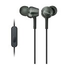 【中古】ソニー イヤホン MDR-EX255AP : カナル型 リモコン・マイク付き ブラック MDR-EX255AP B(2)