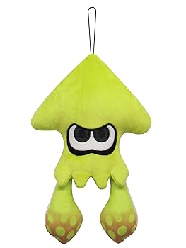 【中古】スプラトゥーン2 ALL STAR COLLECTION イカ ネオンイエロー(S) ぬいぐるみ...