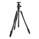 【中古】Fotopro カーボン三脚 X-6CN 4段 中型 (28mm) 自由雲台 ケース付 815781
