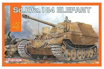 【中古】ドラゴン 1/72 第二次世界大戦 ドイツ軍 Sd.Kfz.184 エレファント 重駆逐戦車 プラモデル DR7515